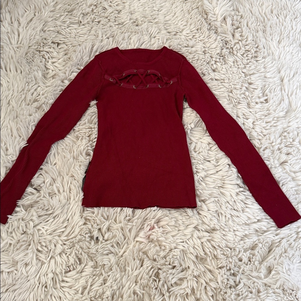 Red Knit Sweaters - Two-Pack - Picture 2 of 3